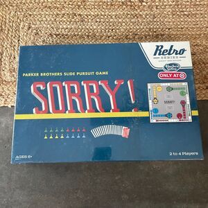 Sorry Retro Series 1958 Edition Version Hasbro Board Game New Sealed